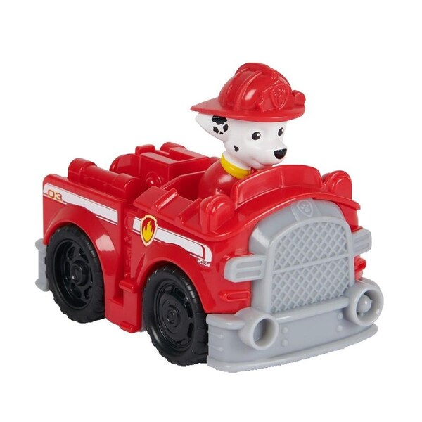 Paw Patrol Deluxe Rescue Racer Marshall Pullback Vehicle
