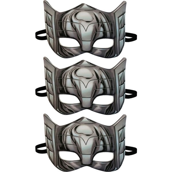 3x Marvel Avengers Thor Plush Eyemask Kids/Boys Halloween Superhero Costume