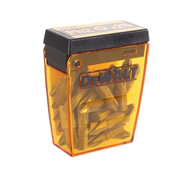 5 x DEWALT 25pcs Phillips Head PH2 25mm Screwdriver Bits