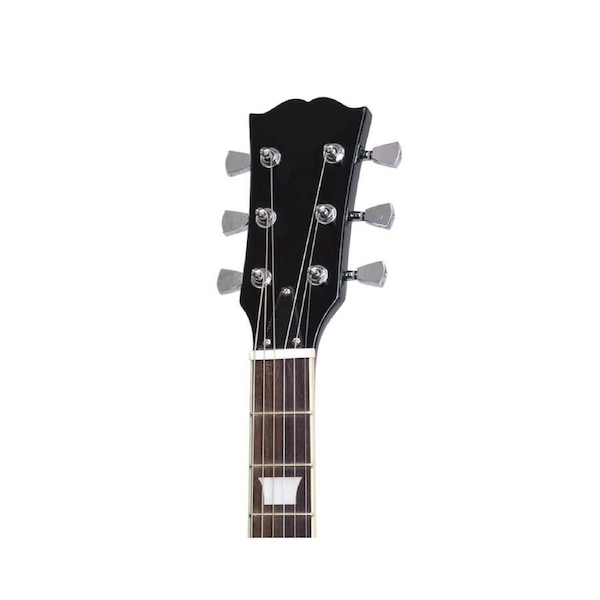 Freedom Full Size Electric Guitar LP Style Black EL206-BK