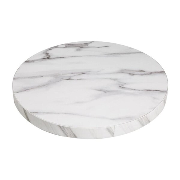 Bolero Table Top Round Marble Effect - 48x600mm