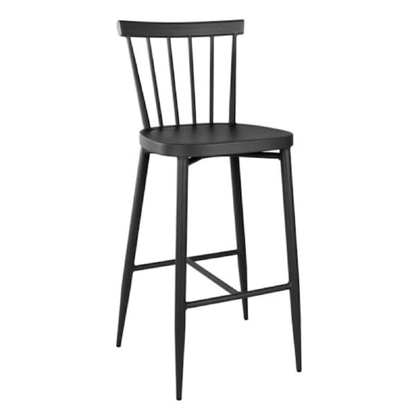 Bolero Windsor Aluminium Stools Black (Set 2)