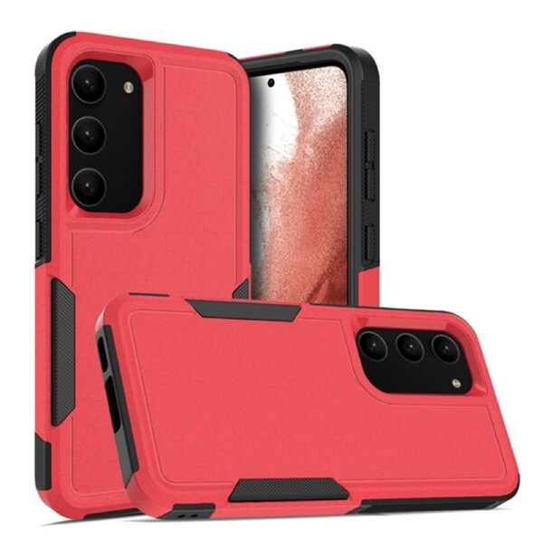 ZUSLAB Rugged Case for Galaxy S24 FE Defender Protective Heavy Duty Shockproof Dustproof Cover For Samsung S24FE (2024) - Red