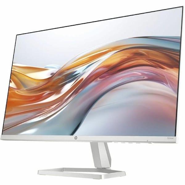 HP 524sw 24" Class Full HD LED Monitor - 16:9 - White - 23.8" Viewable - In-plane Switching (IPS) Technology - Edge LED Backlight - 1920 x 1080 - 300