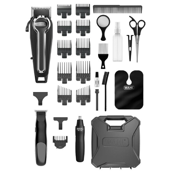 Wahl Cordless Elite Pro Barber Hair Cutting Kit
