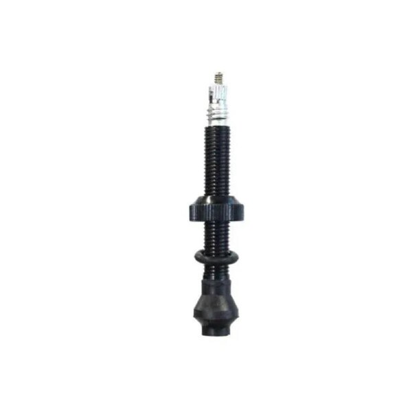 Tubeless Valve, Alloy, Black, w/ext O-ring, 45mm (Sold Individually) FV/PV