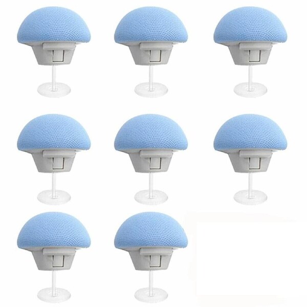 Bed Duvet Cover Sheets Fastener Gripper Clip - 8pcs Blue