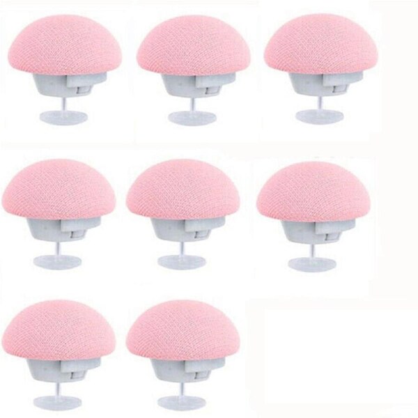 Bed Duvet Cover Sheets Fastener Gripper Clip - 8pcs Pink