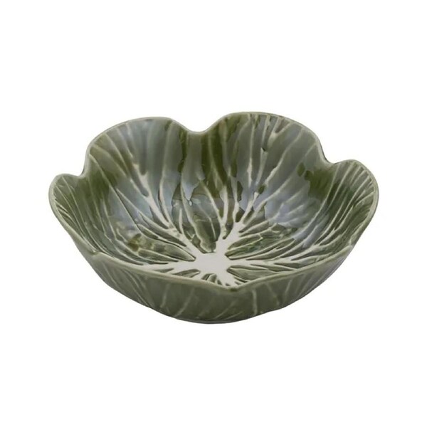 Cabbage Ceramic Bowl 22.5x7cm Green, Home Decor, Coast to Coast Home KW2304