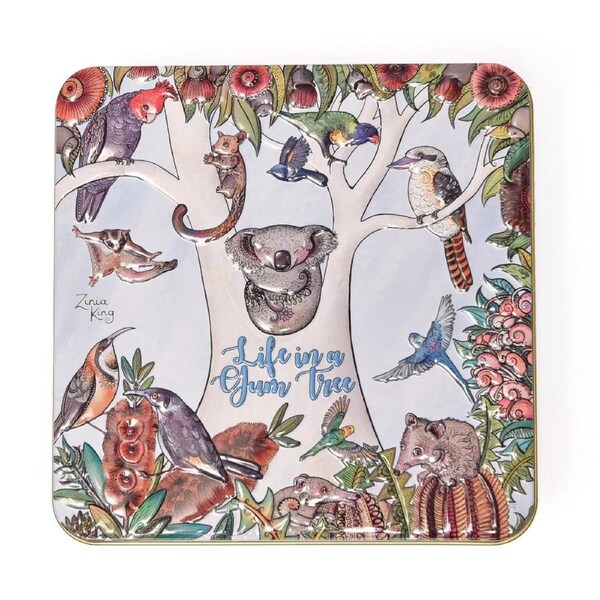 Banksia Red Life in a Gumtree Tin - Australian Handmade Caramel Fudge 200g