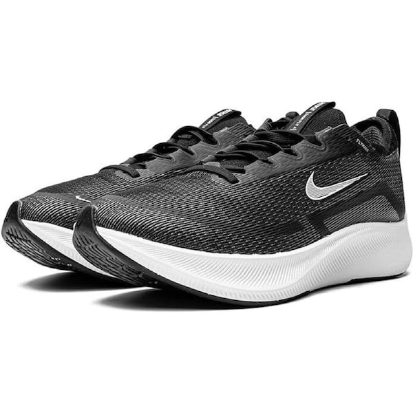 Nike Womens Zoom Fly 4 Running Shoes Sneakers - Black/White-Off Noir-Anthracite US 6