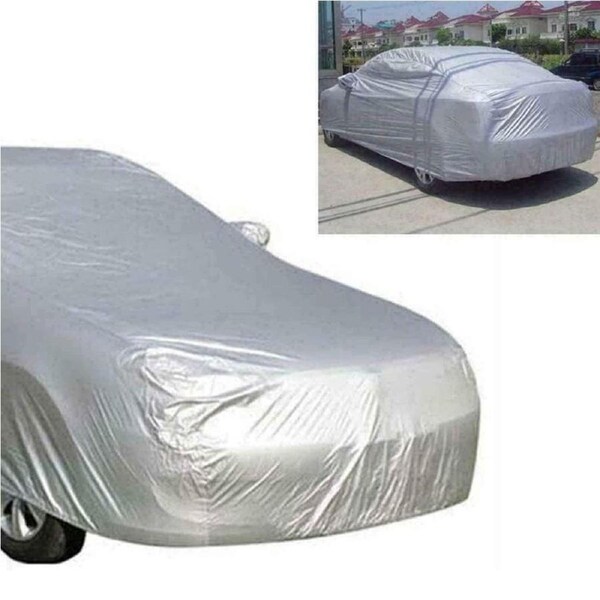 Waterproof Aluminum Outdoor Car Cover Double Thick Rain UV Resistant 450cm*160cm*110cm