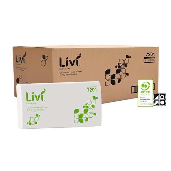 Livi Basics Ultraslim Paper Hand Towels