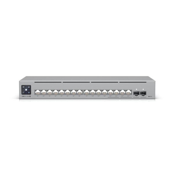 Ubiquiti UniFi Network,Pro Max 16 PoE Switch,16-port, Layer 3 Etherlighting, 2.5 GbE, PoE++ Output, Versatile Mounting Option,180W PoE