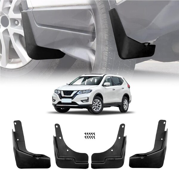 Mud Flaps Splash Guards for Nissan Xtrail X-trail T32 SUV 2013-2022 Mudguard Fender Front and Rear Set of 4