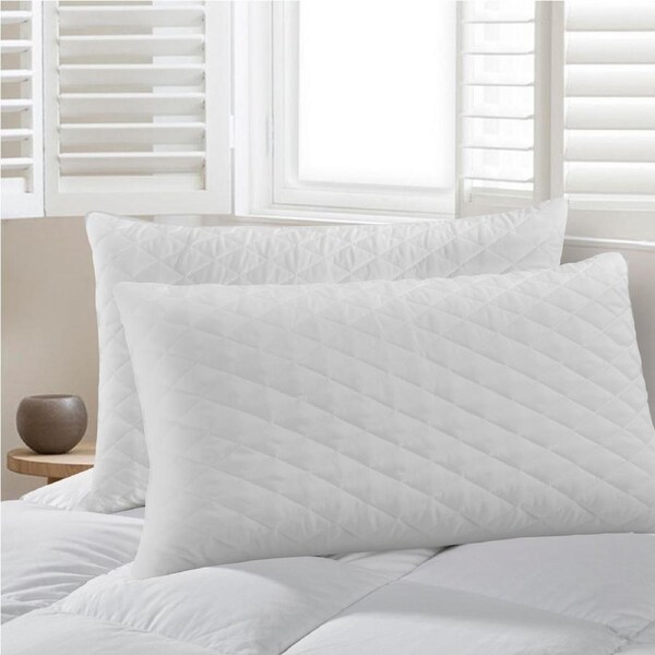 Dreamaker Premium Quilted Crumb Latex Pillow 48x73cm