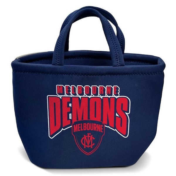Melbourne Demons AFL Insulated Neoprene Cooler Shopping Bag