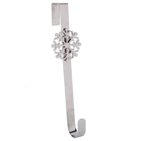 Snowflake Over-Door Christmas Wreath Holder