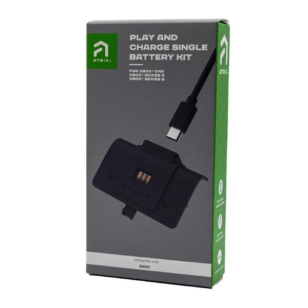 Atrix Play & Charge Single Battery Kit for Xbox One/Xbox Series X-S