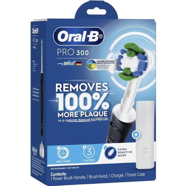 Oral-B Pro 300 Precision Clean Black Electric Toothbrush each