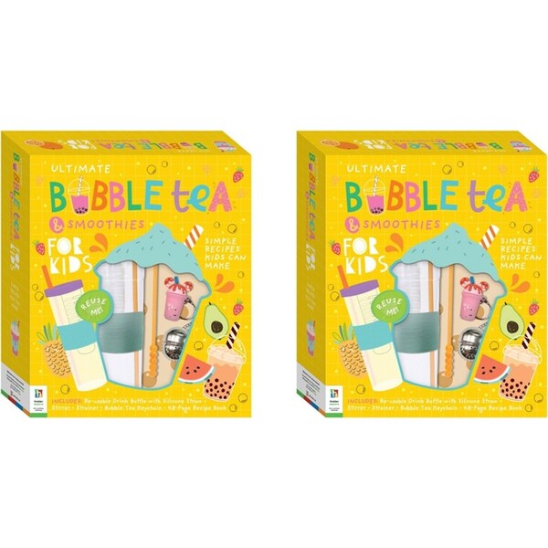 2x WonderFull Ultimate Bubble Tea & Smoothies Kids DIY Drink Making Kit 6y+