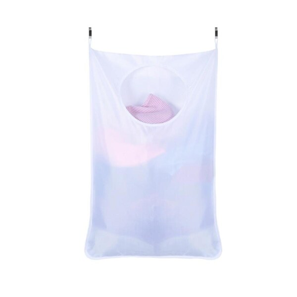 Cloth Bags For Dirty Clothes Behind Doors Oxford Portable Walls For Bags - White
