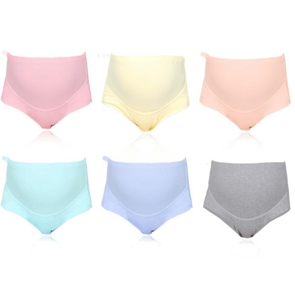 6 Pack of Pregnant Women Support Panties Briefs Maternity Pregnancy Knickers Underwear Plus Size