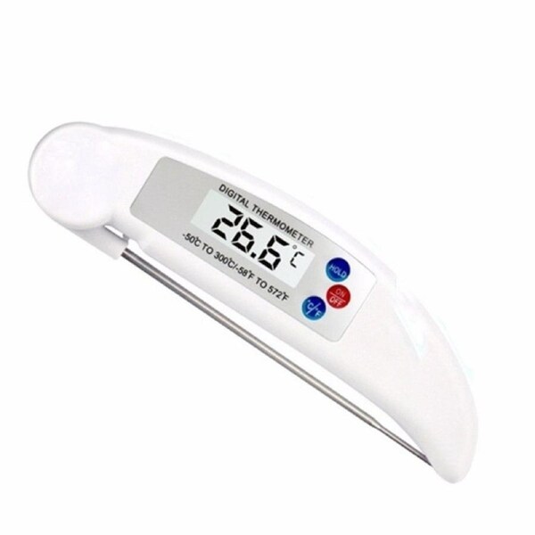 Folding Meat Thermometer Digital Kitchen Food Cooking BBQ Probe