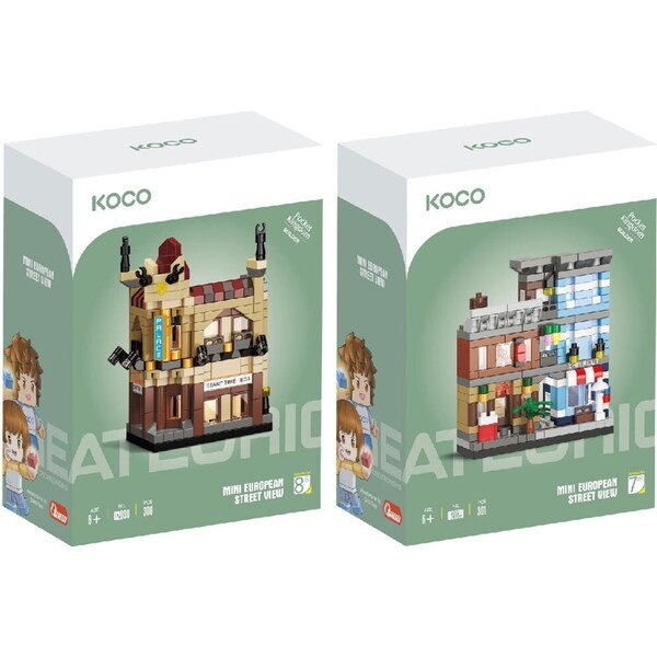 301pc Koco Detective Agency and 300pc Luxury Cinema Kids/Children Toy 6y+