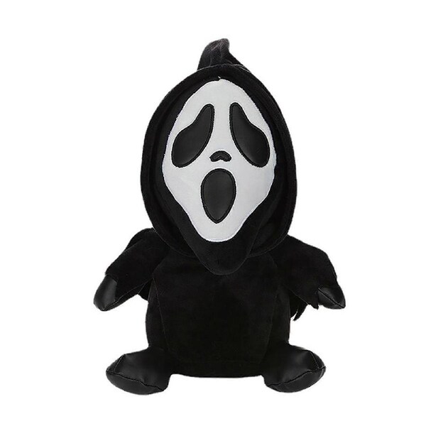 30cm Death Plush Doll Scream Movie Peripheral Plush Toy Black Robe Death Doll NO.1071