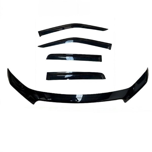 Bonnet Protector, Weathershields For Isuzu Dmax MY21/22/23/24 Window Visors Tinted