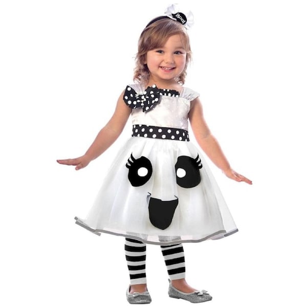 Cute Ghost Child Costume Size 2-3 Years