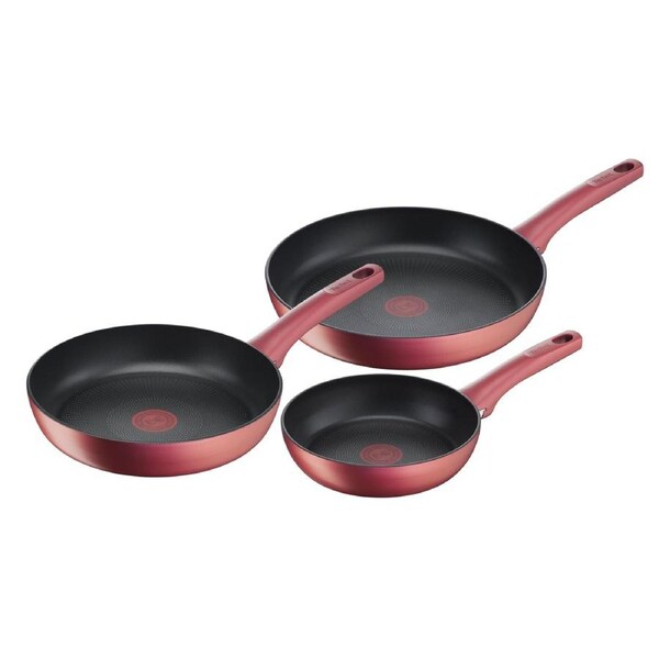 Tefal Perfect Cook NonStick Induction Triple Pack Frypan Set 20/24/28cm G2729116