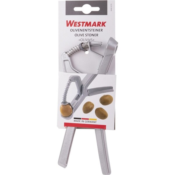 Westmark Olivus Aluminium Handheld Olive Stoner Seed Corer Remover Silver