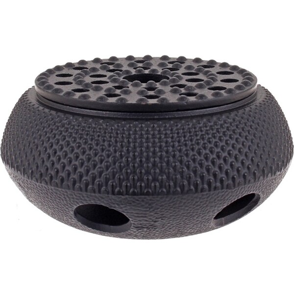 Teaology Cast Iron Fine Hobnail Kitchen Teapot Warmer/Holder 13.5cm Black