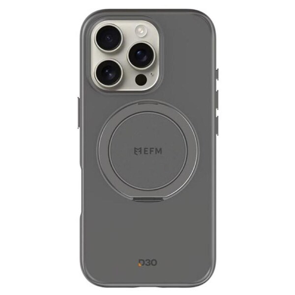 EFM Alta MagSafe D3O Bio Case (Suits iPhone 16 Pro) - Titanium Grey