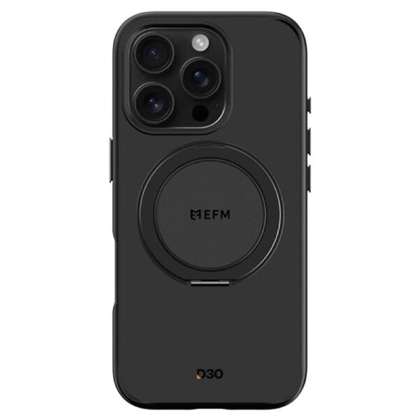 EFM Alta MagSafe D3O Bio Case (Suits iPhone 16 Pro Max) - Black