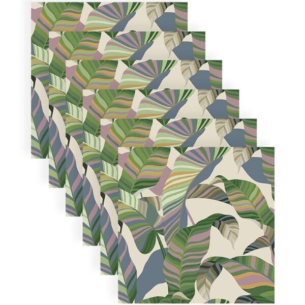 120pc Paper+Design Luncheon 3-Ply Napkin Party Tissue 33x33cm Banana Leaves