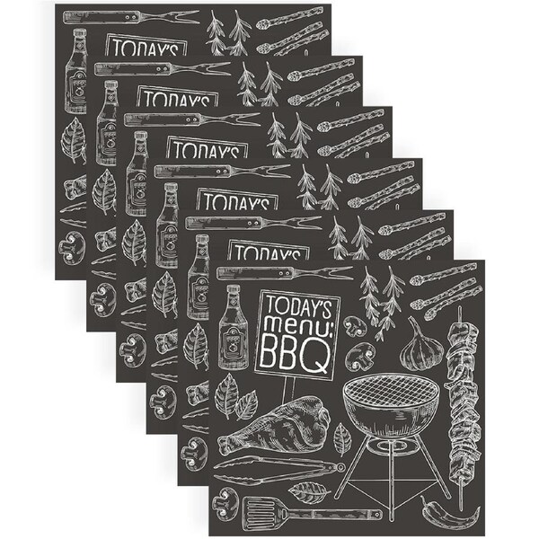 120pc Paper+Design Luncheon 3-Ply Napkin Party Tissue Sqr 33x33cm Bbq Today