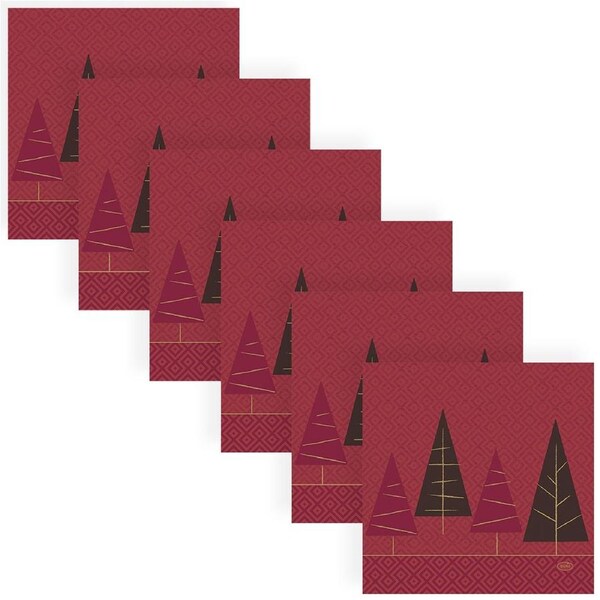 120pc Paper+Design Luncheon 3-Ply Napkin Party Tissue 33x33cm Homely Winter