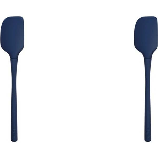2x Tovolo Flex-Core All Silicone Nylon Spatula Baking/Cook Utensil Deep Indigo