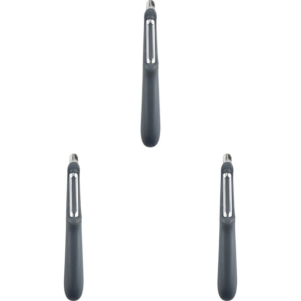3x Tovolo Stainless Steel Coloured Precision Vegetable Peeler w/ Cover Assorted