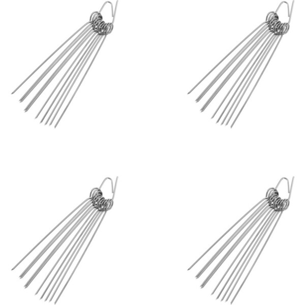 40pc Westmark Reusable Stainless Steel Swiss Roll Meat Needles Stick 10cm