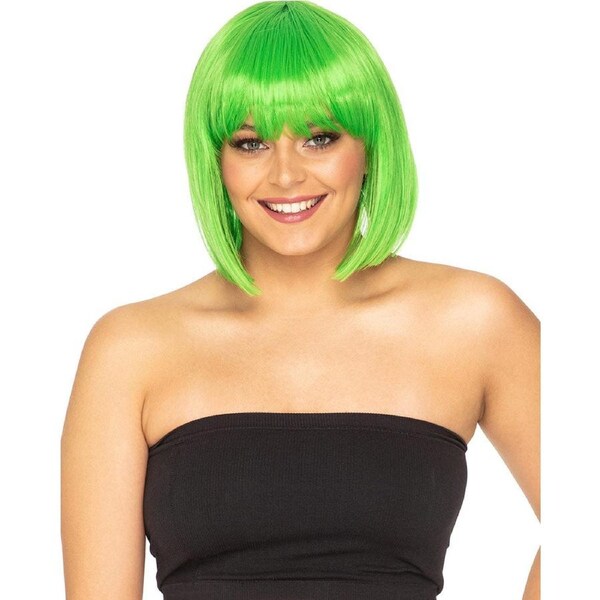 Fashion Deluxe Apple Green Bob Wig