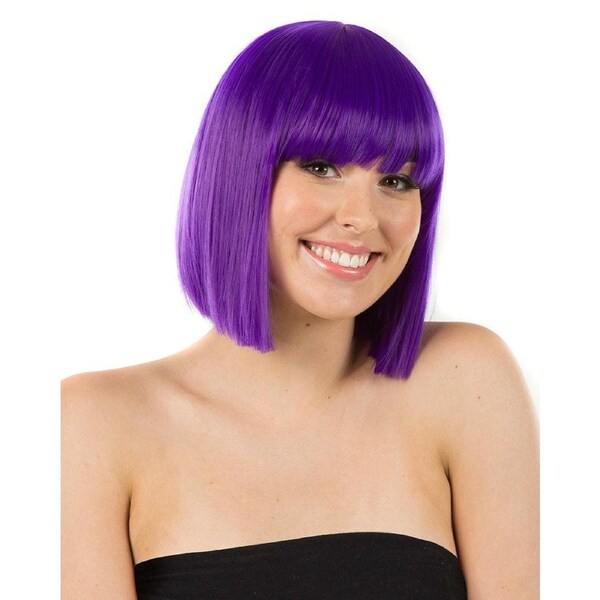 Fashion Deluxe Amethyst Purple Bob Wig