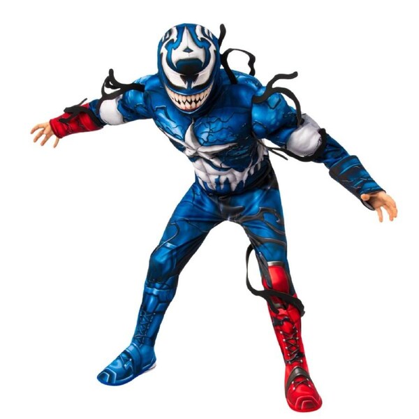 Marvel Venomized Captain America Deluxe Child Costume Size L 8-10 Years