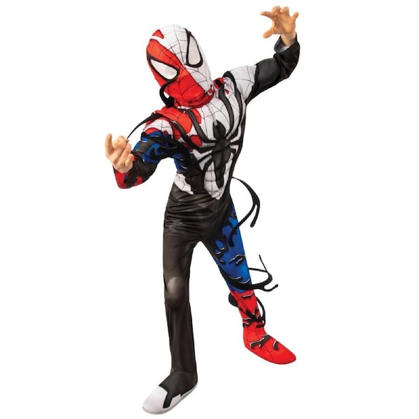 Marvel Venomized Spider-Man Deluxe Child Costume Size S 3-4 Years
