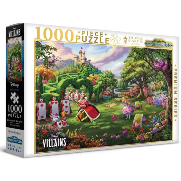 Harlington Thomas Kinkade PQ - Disney - Queen of Hearts 1000 Piece Puzzle