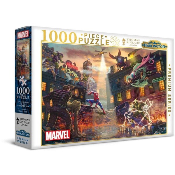 Harlington Thomas Kinkade PQ - Marvel - Spider-Man vs The Sinister Six 1000 Piece Puzzle