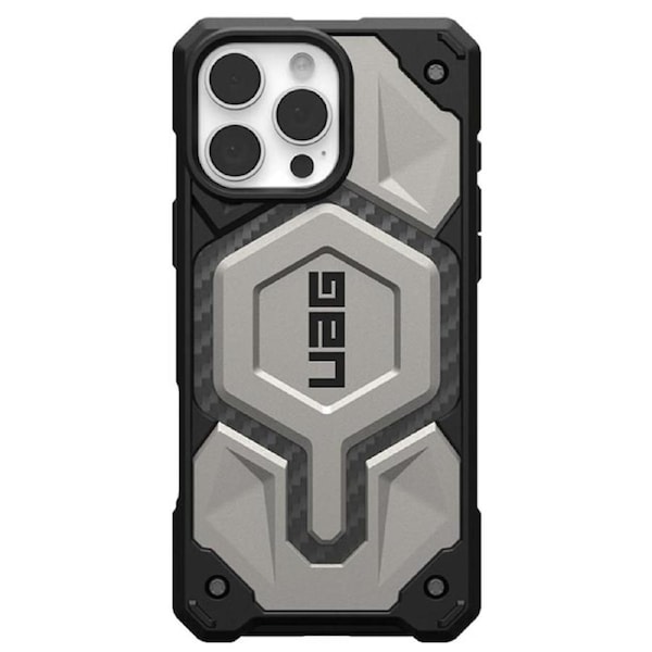 Urban Armor Gear Monarch Pro MagSafe Case (Suits iPhone 16 Pro Max) - Titanium